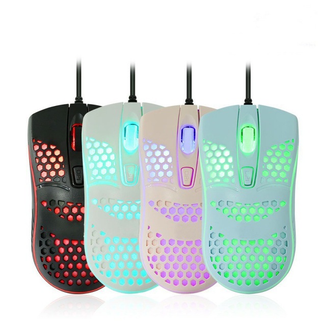2026 New X6 USB Wired Mouse High Quality 7 RGB LED 1.5M Wired USB Ergonomic Design Desktop Computer Gaming Mouse Custom Logo