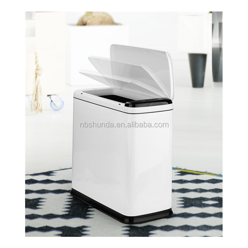 9L Hot Selling Smart Sensor Bin Soft Close Bathroom Sensor Bin Square Shape Smart Trash Bin · image 6