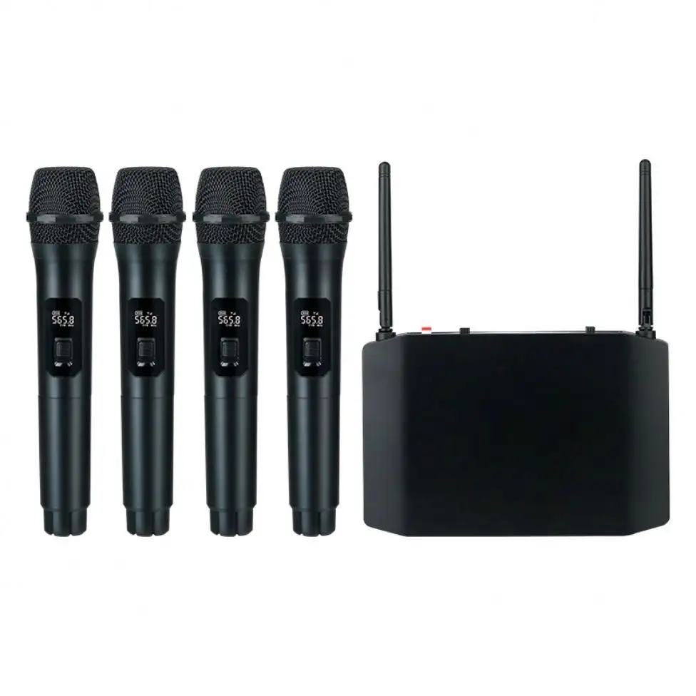 Trasmettitore per Monitor In-ear Wireless a 4 canali Monitor Wireless In-Ear UHF per concerti sul palco live back ascolta