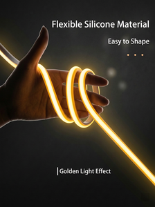 110V/220V High Voltage Dimmable Silicone LED Strip Flicker-Free Ultra-Bright Flexible Neon <b>Rope</b> <b>Light</b> - Product Image 2