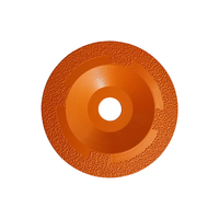 Disque de meulage diamanté brasé à haute résistance à l'usure, compatible avec les meuleuses d'angle, pour le meulage du fonte et de la céramique
