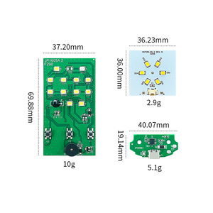 แผงควบคุมพัดลม Jabil Technology JP1605A.2 พร้อมพอร์ต USB สำหรับชาร์จไฟ จอแสดงผล LED PCBA สำหรับพัดลมไฟฟ้า เครื่องใช้ไฟฟ้าอัจฉริยะในบ้าน - Product Image 3