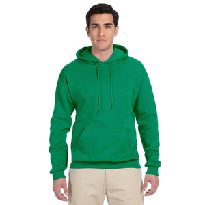 New Wholesale Pullover Unisex Hoodie <b>Sweatshirt</b> Men's Athletic Hoodie Blank Plain Full Sleeve With Drawstring Hoodie For Men - Product Image 1