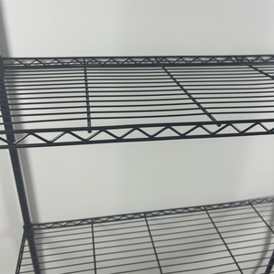 Magazzino linea di stoccaggio cromata Anti-statica <span class=keywords><strong>in</strong></span> <span class=keywords><strong>metallo</strong></span> Rack rete ripiano con ruote per uso industriale Display domestico - Product Image 2