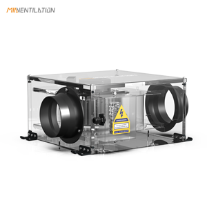 Ventilateur <span class=keywords><strong>de</strong></span> <span class=keywords><strong>conduit</strong></span> d'élimination des odeurs et <span class=keywords><strong>de</strong></span> la vapeur 1500m ³/h pour fumoirs, fonctionnement silencieux à 3 vitesses - Product Image 5