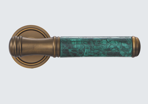 EADER-フランス風ライトラグジュアリーシェル型寝室ドアロック合金亜鉛 - Product Image 3