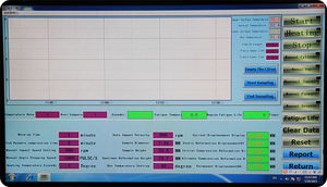 Testeur <span class=keywords><strong>d</strong></span>'élévation de température de Fatigue de Compression de Machine <span class=keywords><strong>d</strong></span>'essai de chauffage en caoutchouc sulfurisé ISO 4663 - Product Image 4