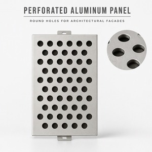 Revestimiento de Fachada Perforado, Panel de Pared Exterior Ranurado, Revestimiento para Exteriores de Edificios a Gran Escala - Product Image 1