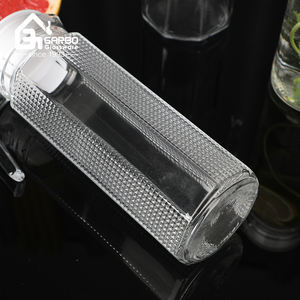 Jarra de cristal clásica de 1 litro de gran capacidad para la vida diaria, gran oferta, jarra de cristal grabada para beber té frío y café - Product Image 1