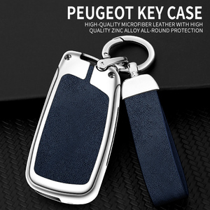 Nueva Carcasa de <span class=keywords><strong>Llave</strong></span> de Aleación de Zinc y Cuero para <span class=keywords><strong>Peugeot</strong></span>, Carcasa de <span class=keywords><strong>Llave</strong></span> Remota Plegable 301 <span class=keywords><strong>307</strong></span> 308 408 508 2008 3008 4008 5008 - Product Image 6