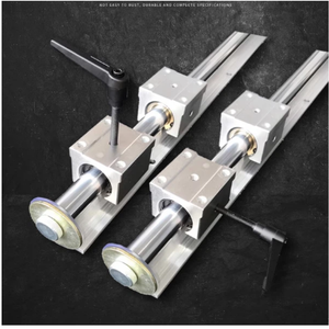 Rail de guidage linéaire circulaire en aluminium CNC et curseur avec roulement SBR12/SBR12UU - Product Image 6