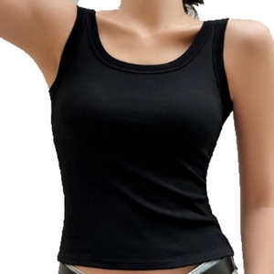 Venta al por mayor de camisetas sin mangas transpirables, informales, estampadas, de verano, para mujer, con corte ajustado y tirantes. - Product Image 2