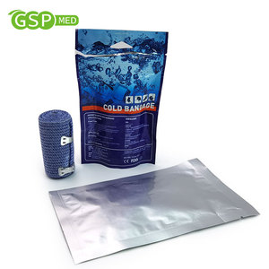 7.5cm * 3.2m Băng giá lạnh băng màu Xanh lạnh trị liệu giảm đau y tế băng đàn hồi quấn ngay lập tức mát mẫu hỗ trợ - Product Image 1