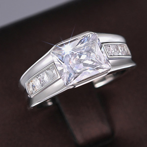 Anello con Design Geometrico Stile Matrimoniale per Donne - Product Image 6