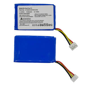 Batería de iones de litio de alta capacidad 7,4 V 1100mAh para altavoces Bluetooth <span class=keywords><strong>B</strong></span> & <span class=keywords><strong>O</strong></span> Beoplay <span class=keywords><strong>P2</strong></span> - Product Image 1