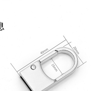 <b>Car</b> Keychain Zinc Alloy G3427 Chrome Plating Home Use Metal <b>Key</b> <b>Ring</b> - Product Image 2