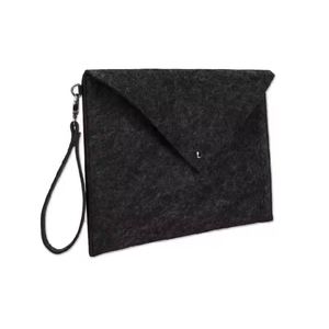 Housse pour ordinateur portable en tissu feutre, personnalisable en couleur, taille, logo et style d'emballage, pochette pour dossiers et documents pour le bureau - Product Image 5