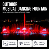 Espectáculo de Fuentes Musicales y de Danza para Exteriores, Ideal para Parques, Lugares Costeros y Otros Sitios