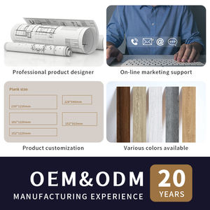 Revêtement de <span class=keywords><strong>sol</strong></span> en <span class=keywords><strong>vinyle</strong></span> SPC imperméable aspect bois facile à installer Revêtement de <span class=keywords><strong>sol</strong></span> SPC gaufré - Product Image 2