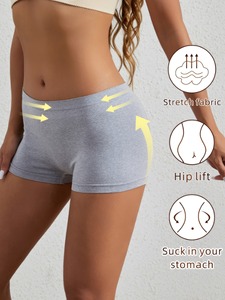 3 шт., женские хлопковые трусы-боксеры - Product Image 2