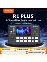 Futureshield R1PLUS Appareil de diffusion en direct portable compact tout-en-un résistant à l'usure multi-usages avec contrôle de caméra PTZ 4 canaux