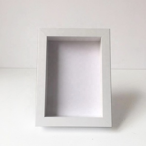 5x7 6x8 8X10 Vitrine avec cadre intérieur <span class=keywords><strong>Fleur</strong></span> sèche en bois Cadre photo 3D avec cadre en verre Shadow Box - Product Image 4