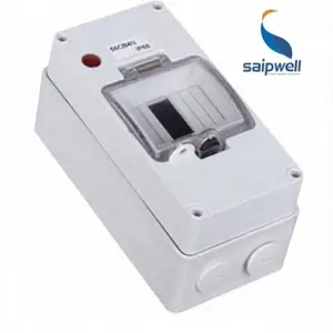 Saipwell Waterproof Distribution Box SPS Series 2/3/4/8 Ways IP65 Plastic Electrical Panel Power Distribution Box