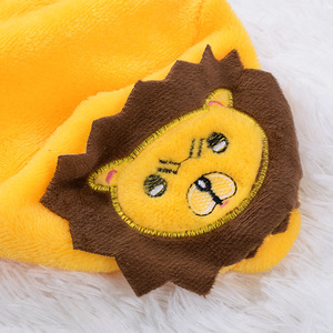 <span class=keywords><strong>Abbigliamento</strong></span> per Animali Domestici in Pile Corallo Caldo, Costume <span class=keywords><strong>da</strong></span> <span class=keywords><strong>Leone</strong></span> con Corona per Cani e Gatti, per Autunno e Inverno - Product Image 4