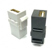 Conectores adaptadores Keystone de muestra gratis, montaje en Panel, USB 2,0 A hembra a A hembra, adaptador acoplador para Cable USB