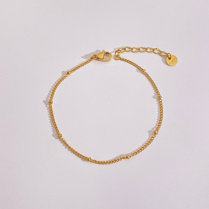 <span class=keywords><strong>Bracelet</strong></span> en Acier Inoxydable Plaquage <span class=keywords><strong>Or</strong></span> 18K Personnalisé PVD Étanche, <span class=keywords><strong>Bracelet</strong></span> Gourmette Torsadée Câble pour Femme - Product Image 5