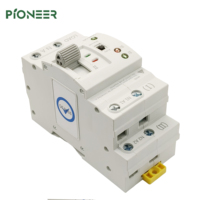 Commutateur de transfert de générateur automatique 4P 110V/220V triphasé double alimentation ATS avec 63A et minuterie CB pour la maison ou l'énergie solaire