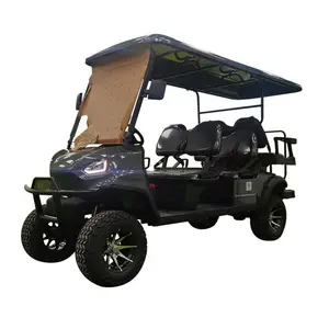 Sport ATV 6 Seat Fast Seater Mini Electric Golf Cart 48v Electric Club Car Golf Cart Luxury Sightseeing Golf Car