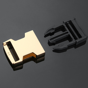 หัวเข็มขัดโลหะแบบปลดเร็ว สีทองอ่อน สำหรับกระเป๋า อุปกรณ์ฮาร์ดแวร์ที่ทนทาน - Product Image 3