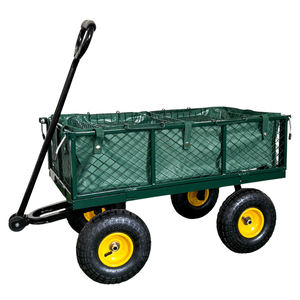 Tc1840 650 एलबीएस क्षमता स्टील जाल गार्डन यूटिलिटी ट्रॉली कार्ट - Product Image 4