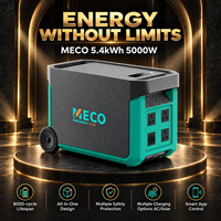 Générateur solaire Meco 5,4 kWh, charge solaire MPPT, alimentation de secours pour la maison et les applications agricoles