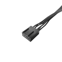 Accessoire de refroidissement 4Pin Y Splitter Cable Motherboard 4Pin Male to 3/4 Pin Mother CPU Cooler PC Case Fan Extension Connecting Line