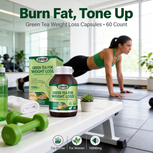 Capsules de thé vert pour la perte de poids, extrait de Garcinia Cambogia et de haricot blanc pour brûler les graisses et contrôler l'appétit - Product Image 6