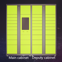 Casier à colis intelligent avec écran tactile de 21,5 pouces, système Android, logiciel de casier gratuit et fonction de code QR