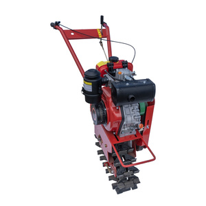 Motoculteur multifonctionnel portatif à moteur essence/diesel, mini-tracteur chenillé, style Little Red Bull, pour serre - Product Image 1