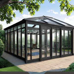 ฉนวนกันความร้อนและคุณสมบัติกันน้ำห้องซันไชน์ที่บังแดดวิลล่าสวน<span class=keywords><strong>โรงแรม</strong></span>กระจกเทมเปอร์สองชั้นดีไซน์ทันสมัย - Product Image 5