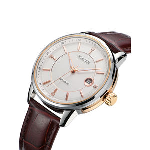 Montre mécanique pour homme de haute qualité RTS, design chronographe simple avec verre saphir en acier bombé, calendrier, usage quotidien - Product Image 2