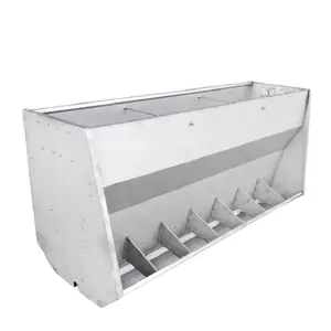 Hot sale Fattening pig single and double sided stainless steel trough