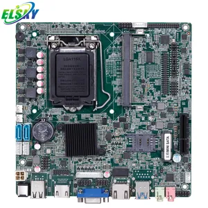 Carte mère ELSKY pour android smart tv box 4ème génération carte mère core i3-4130 DDR3 4K Display QM8000 Desktop H81 Haswell