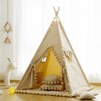 Tente Montessori pour enfants, maison de jeu en bois, tipi pour tout-petits et enfants