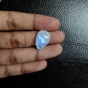 Natural <b>Rainbow</b> Moonstone Cabochon 15Ct 20x14mm Loose Gemstone Bulk Supplier Manufacturer India - Product Image 2