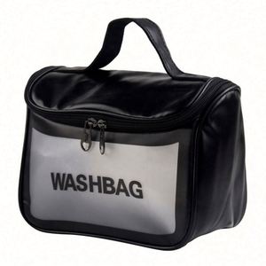 Customized Large Capacity Portable Travel <b>Makeup</b> <b>Bag</b> <b>Transparent</b> PVC Toiletry <b>Bag</b> for Business & Promotional Gifts - Product Image 6