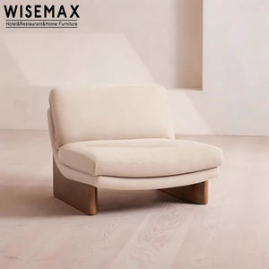WISEMAX FURNITURE Modern Nordic Living Room Single Sofa <strong>Chair</strong> Cafe Velvet Fabric Accent <strong>Chair</strong> for Hotel Home Villa Office - Product Image 3