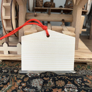 Tablero de oración de madera de gran oferta, placa colgante de madera de deseos personalizada para tablero en blanco de madera japonesa - Product Image 4