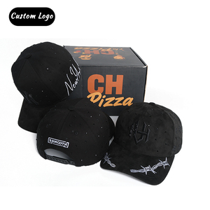 Nhà Máy Biểu Tượng Tùy Chỉnh 5 Bảng Điều Chỉnh Thiết Kế Mens Cao Hồ Sơ Cong Mũ Da Lộn Rhinestone Mũ Satin Lót Thể Thao Mũ Bóng Chày Với Hộp - Product Image 5