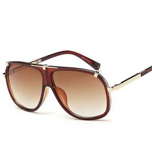 Lunettes de soleil rétro vintage personnalisées avec logo, lunettes de soleil dégradées pour femmes, lunettes de soleil carrées UV400 pour hommes - Product Image 4